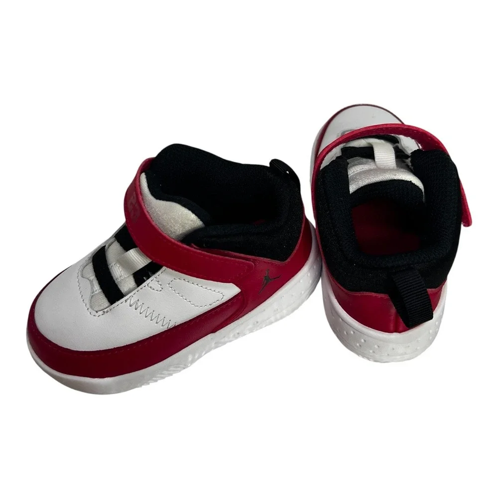 Jordan Max Aura 3 TD Toddler Shoes White Red Black DA8023-106 Size‎ 7C